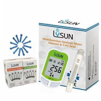 Apparat b'saħħtu Miter tal-Aċidu Uriku u Monitor tal-Glukożju fid-Demm