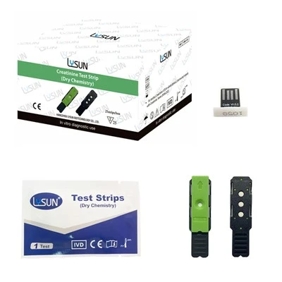 Strixxi tat-Test tal-Kreatintina ta' Hangzhou Lysun Għall-Istrixxi tal-Analiżi tal-Meter Poct tal-Analiżi tal-Funzjoni Renali